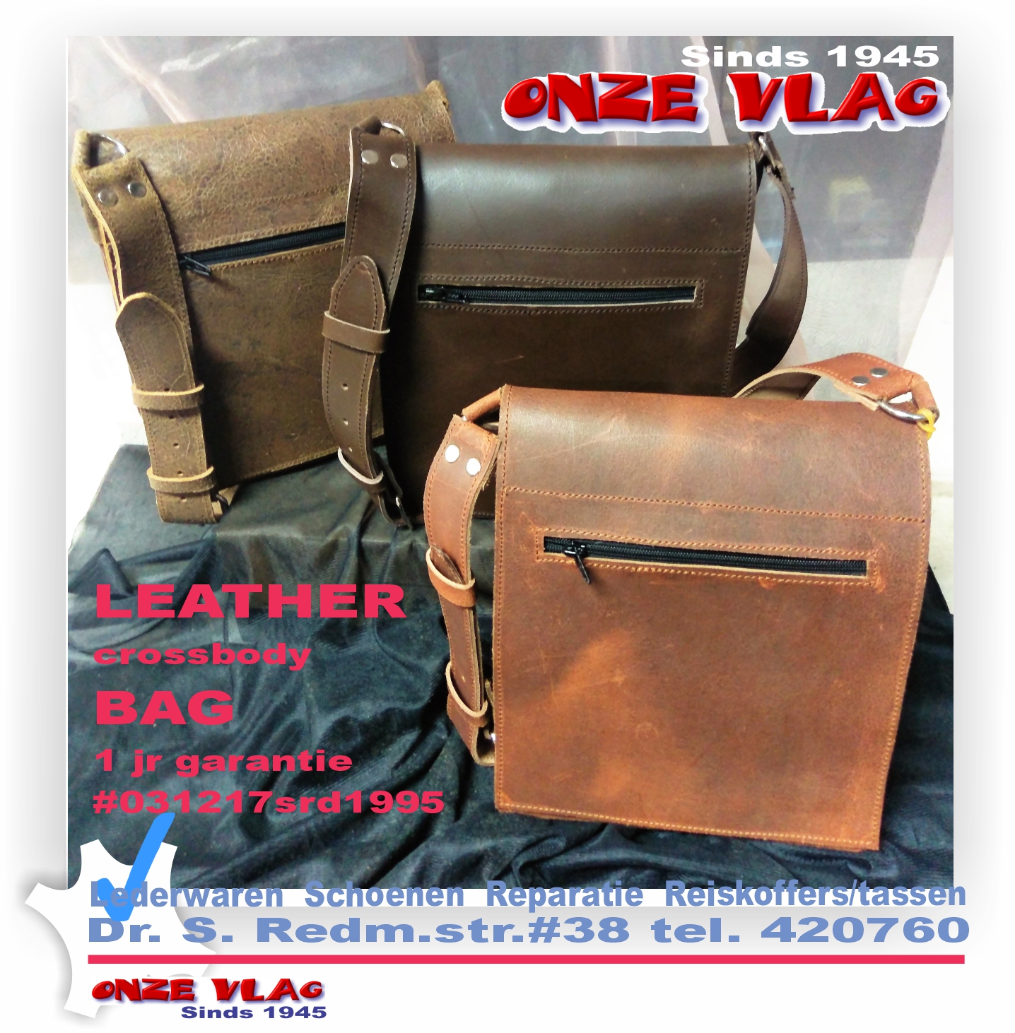 031217 leather schoudertas
