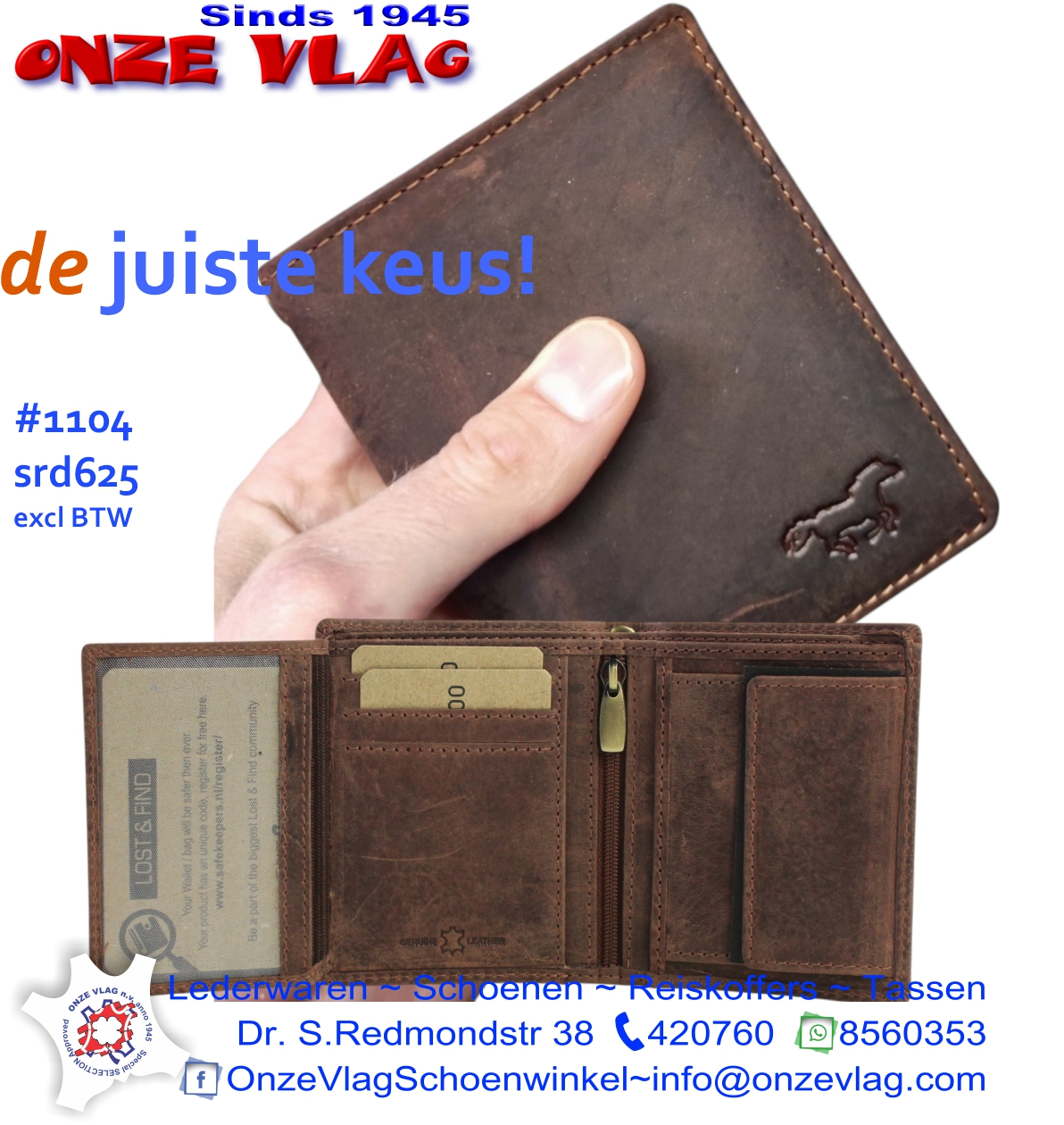 1104 wallet boekje