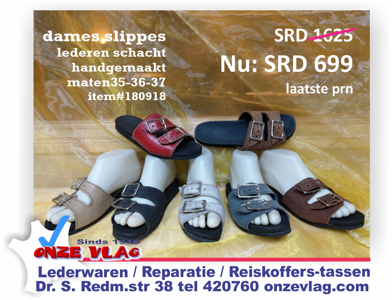 180918 damesslipper leder