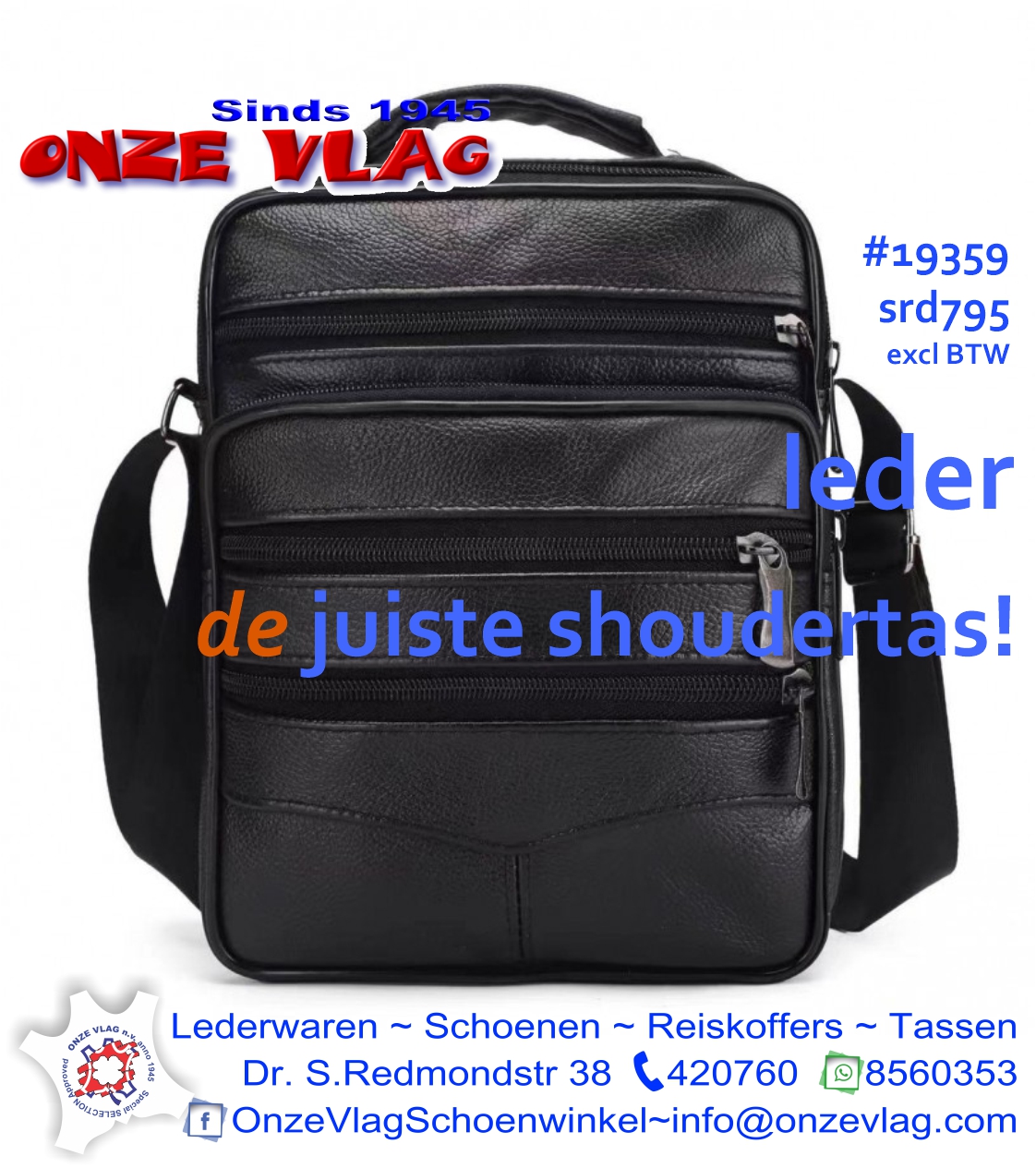 19359 lederen shcoudertas
