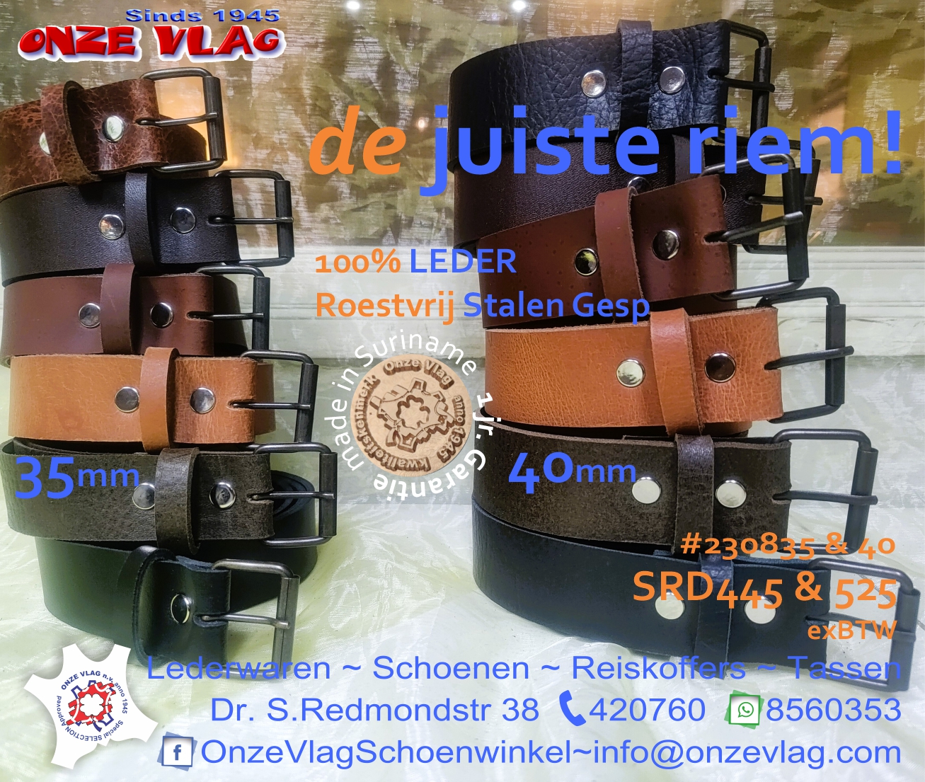 230835 en 40 new buckle new leather
