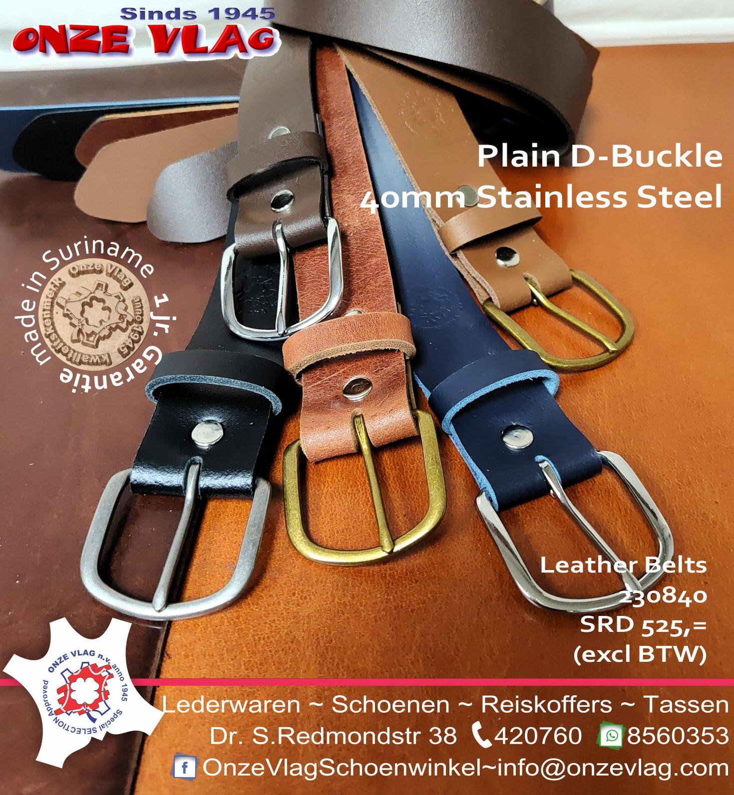 230840 standard 40 mm buckle