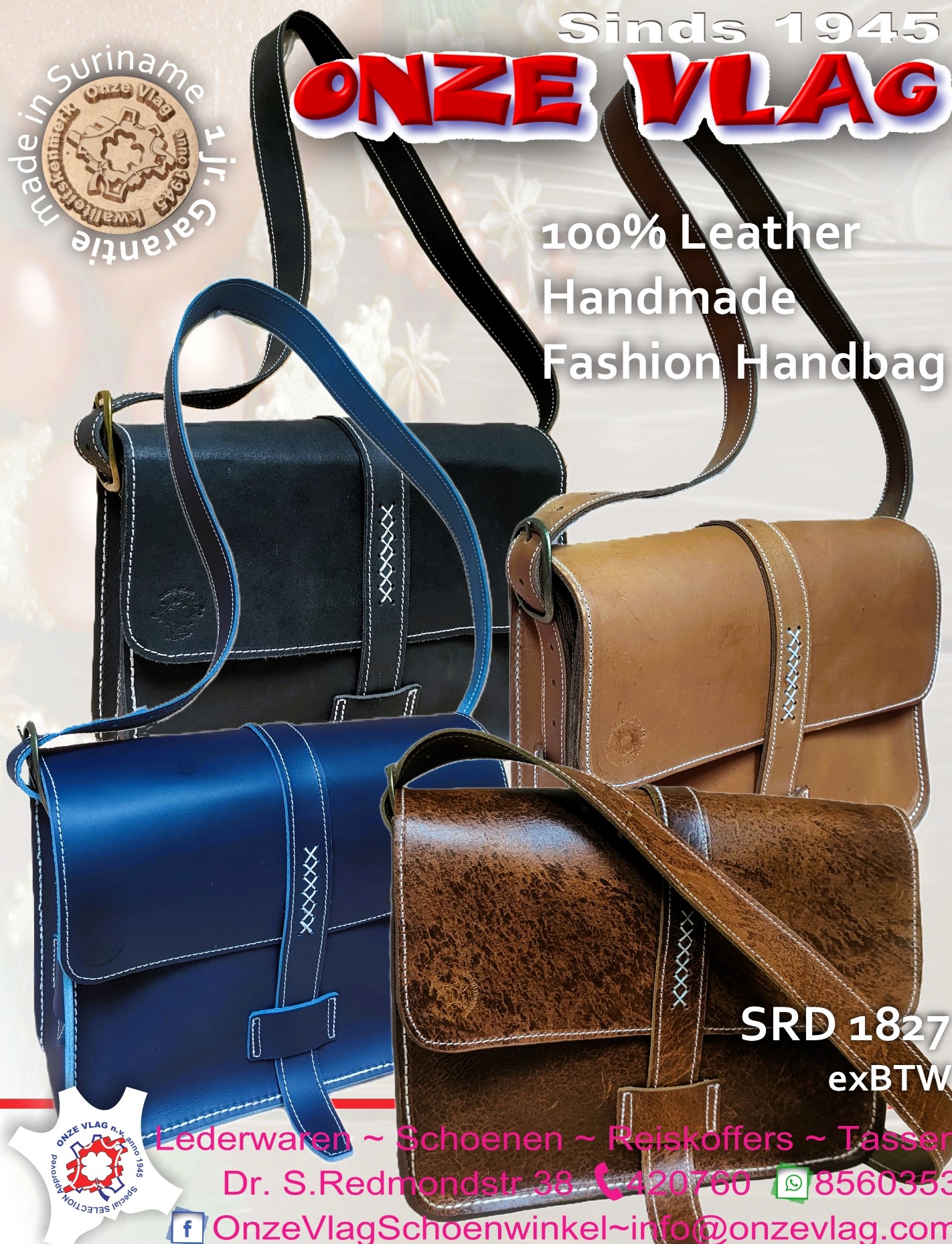 250624 ladies leather handbag