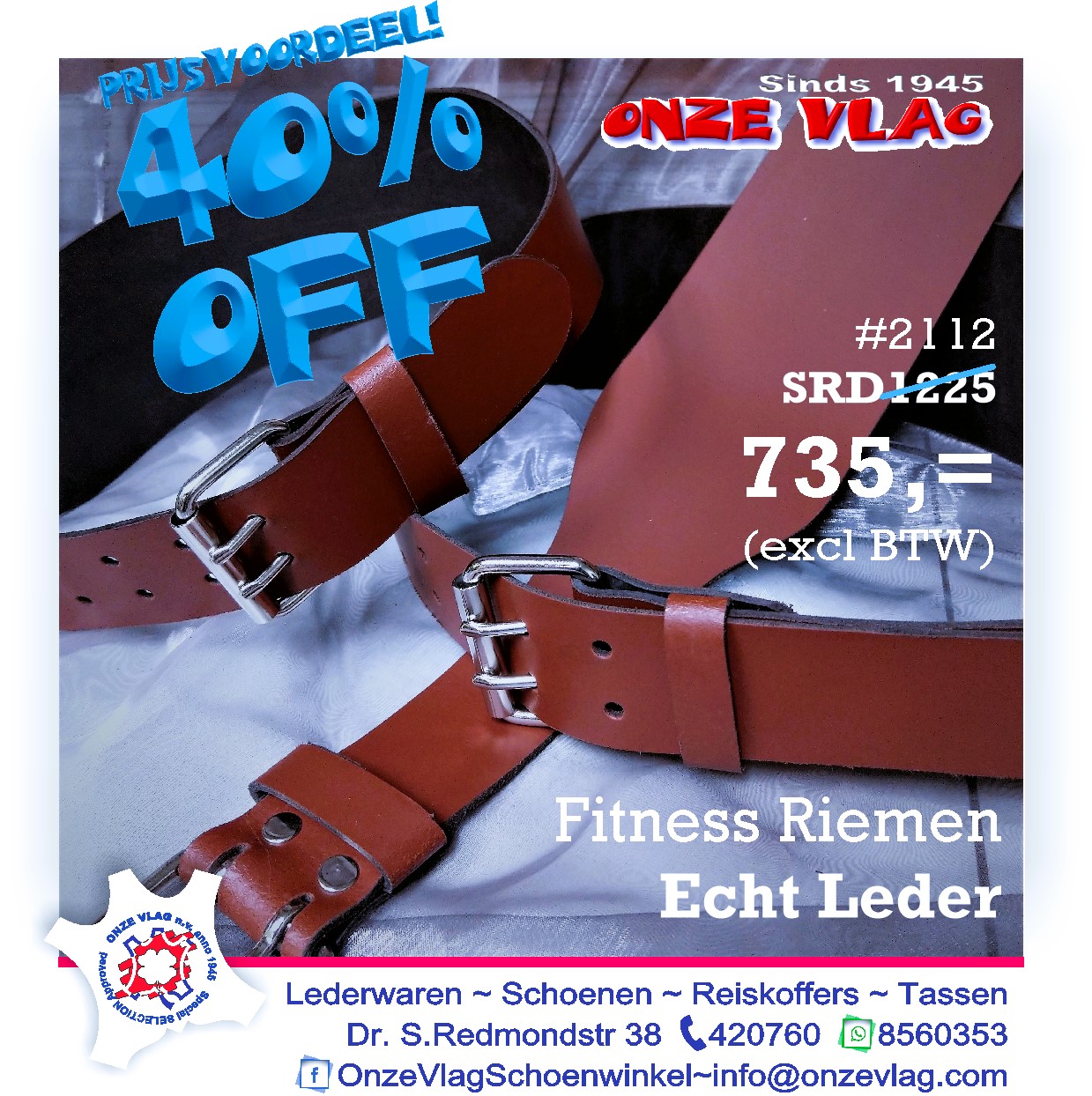Backup_of_BODY BUILDINGBELTS, FITNESS RIEM echt leder