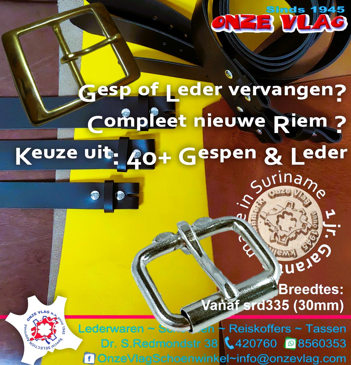 Blanco Belts 35 40 45 mm of Buckles of compleet