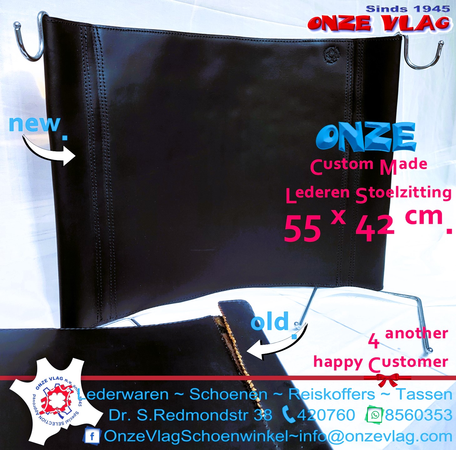 Custom stoelzitting herme