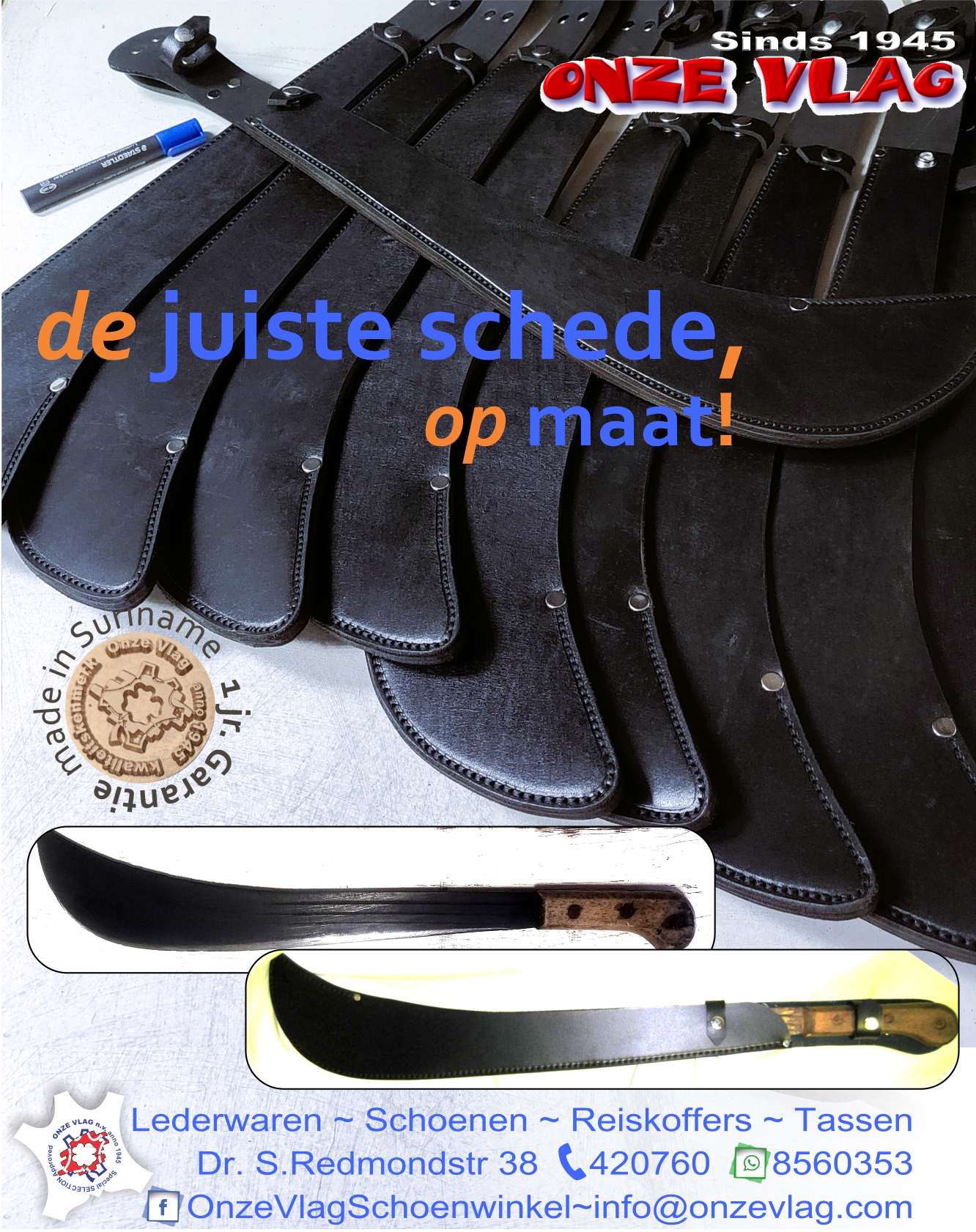 MAchette schede foedraal leder
