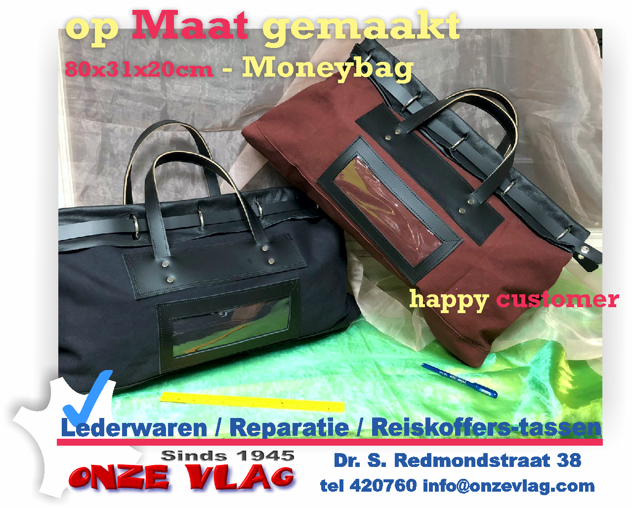 Waardetas opmaat gemaakt 80x31x20