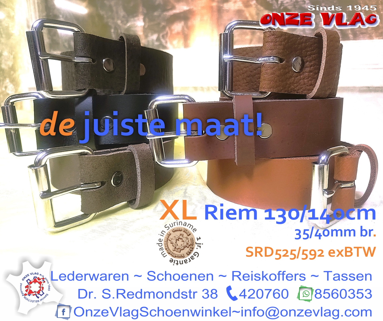 XL riemen 130cm