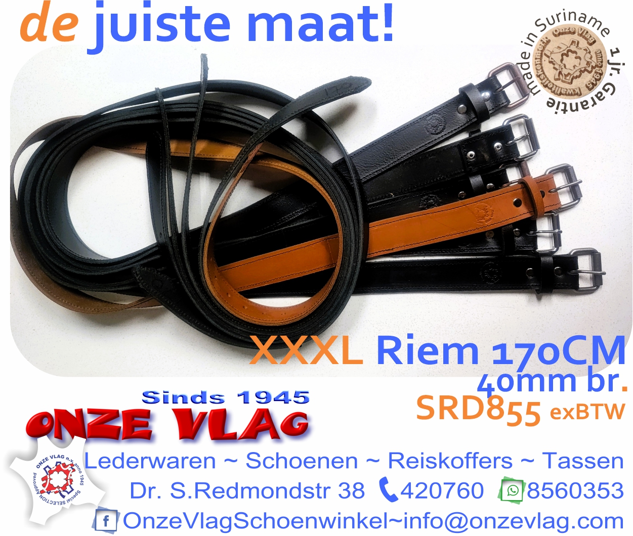 XXXl riemen 170cm
