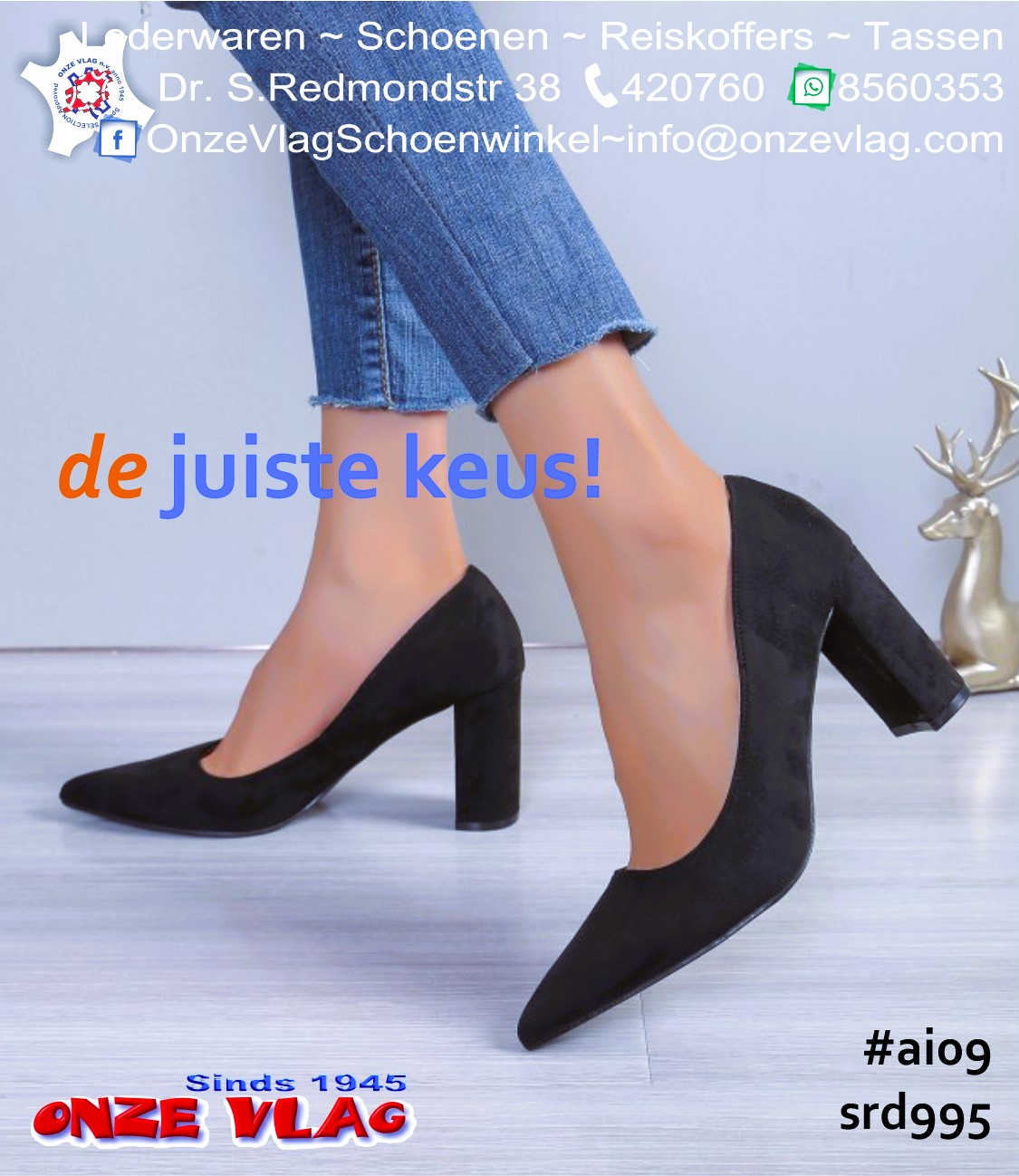 a109 ladiespump blk