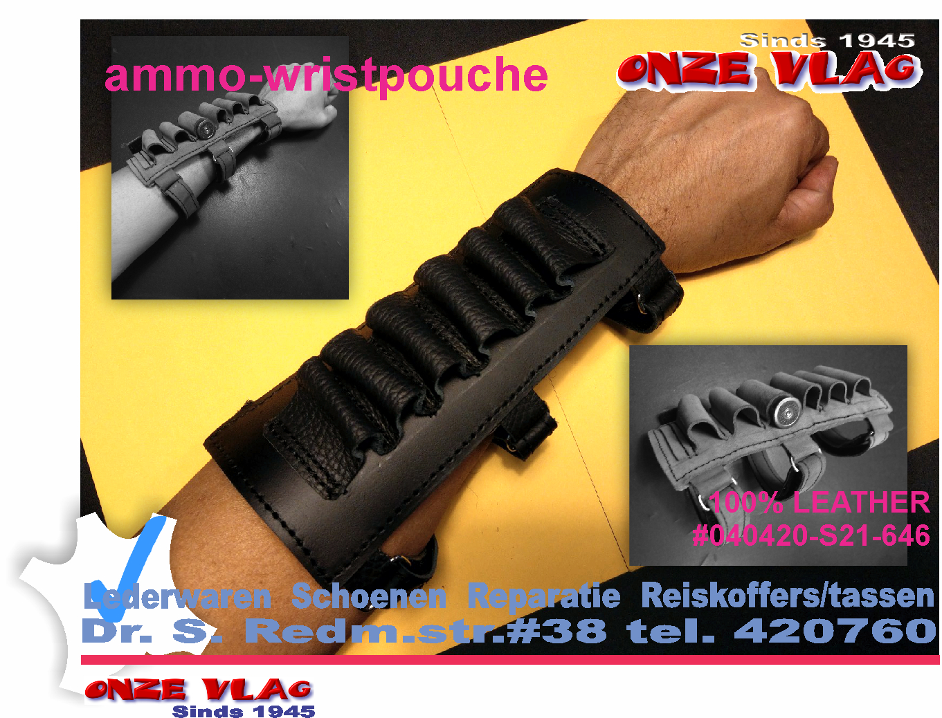 ammo wrist pouch zwart