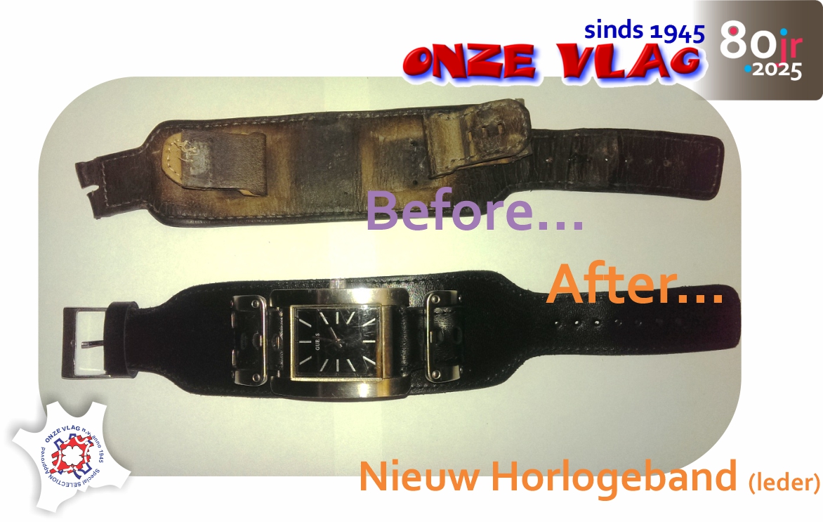 before after horloge band