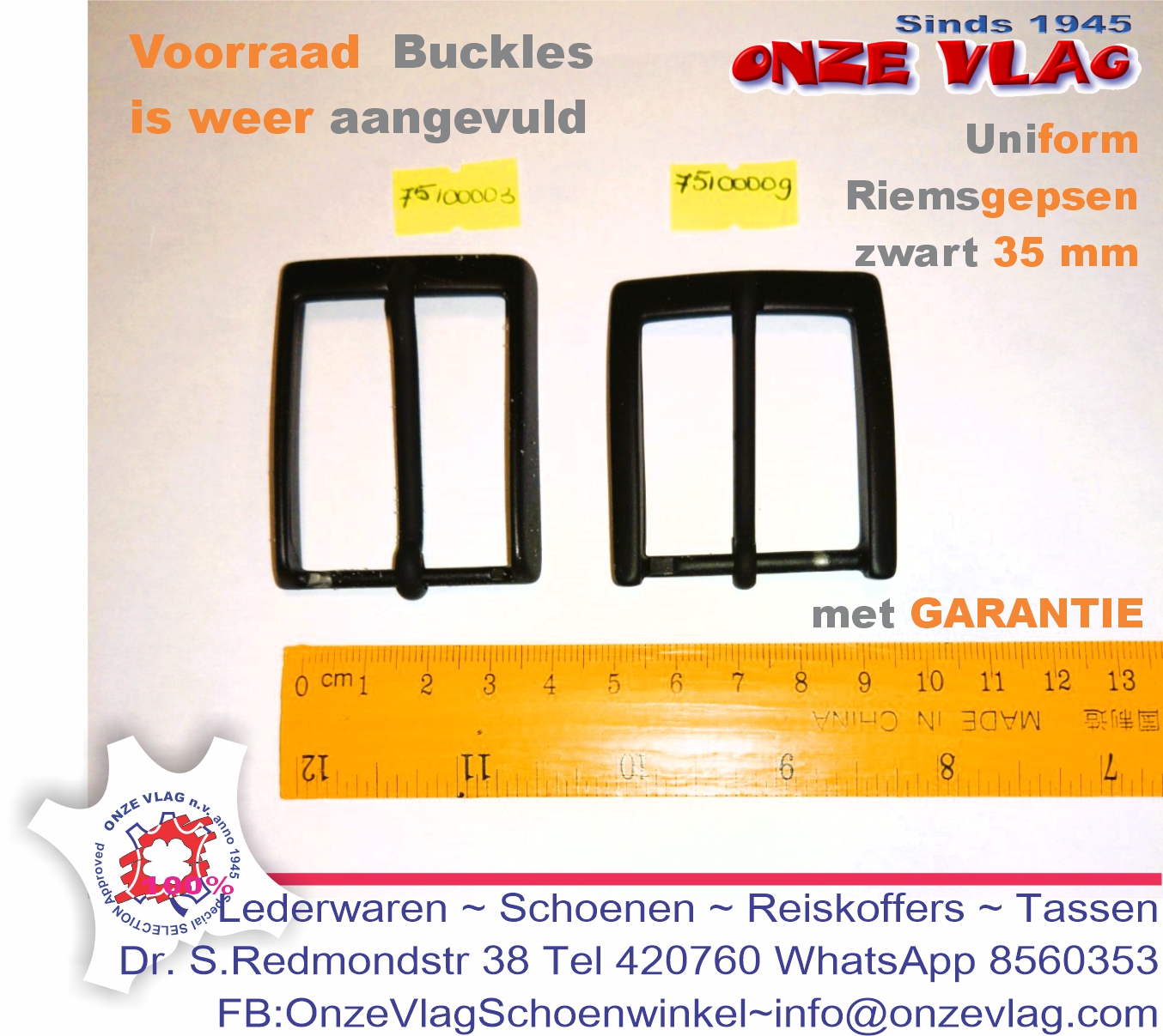 buckle 50mm zwrt gum buckles