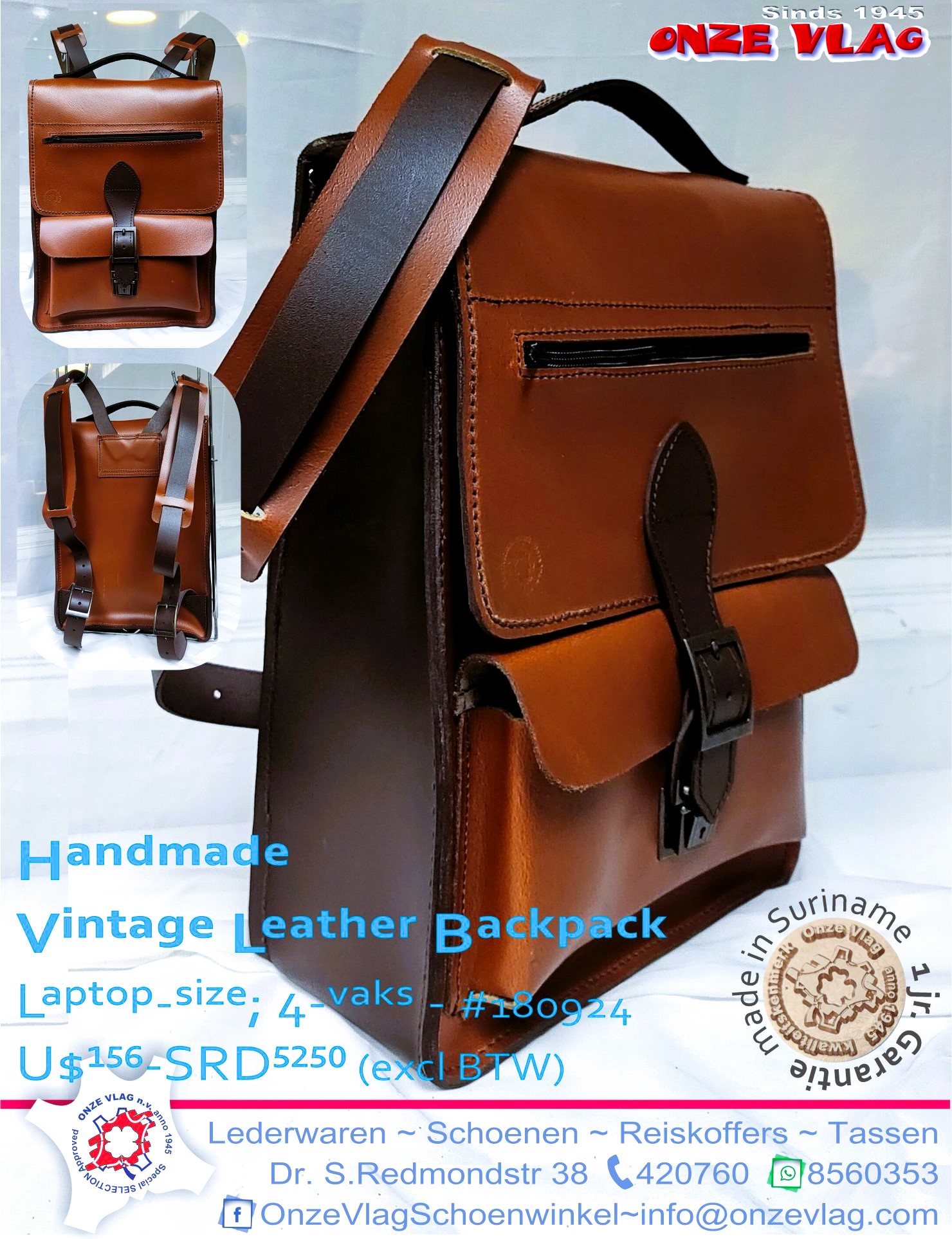 custom made leatherbackpack v3