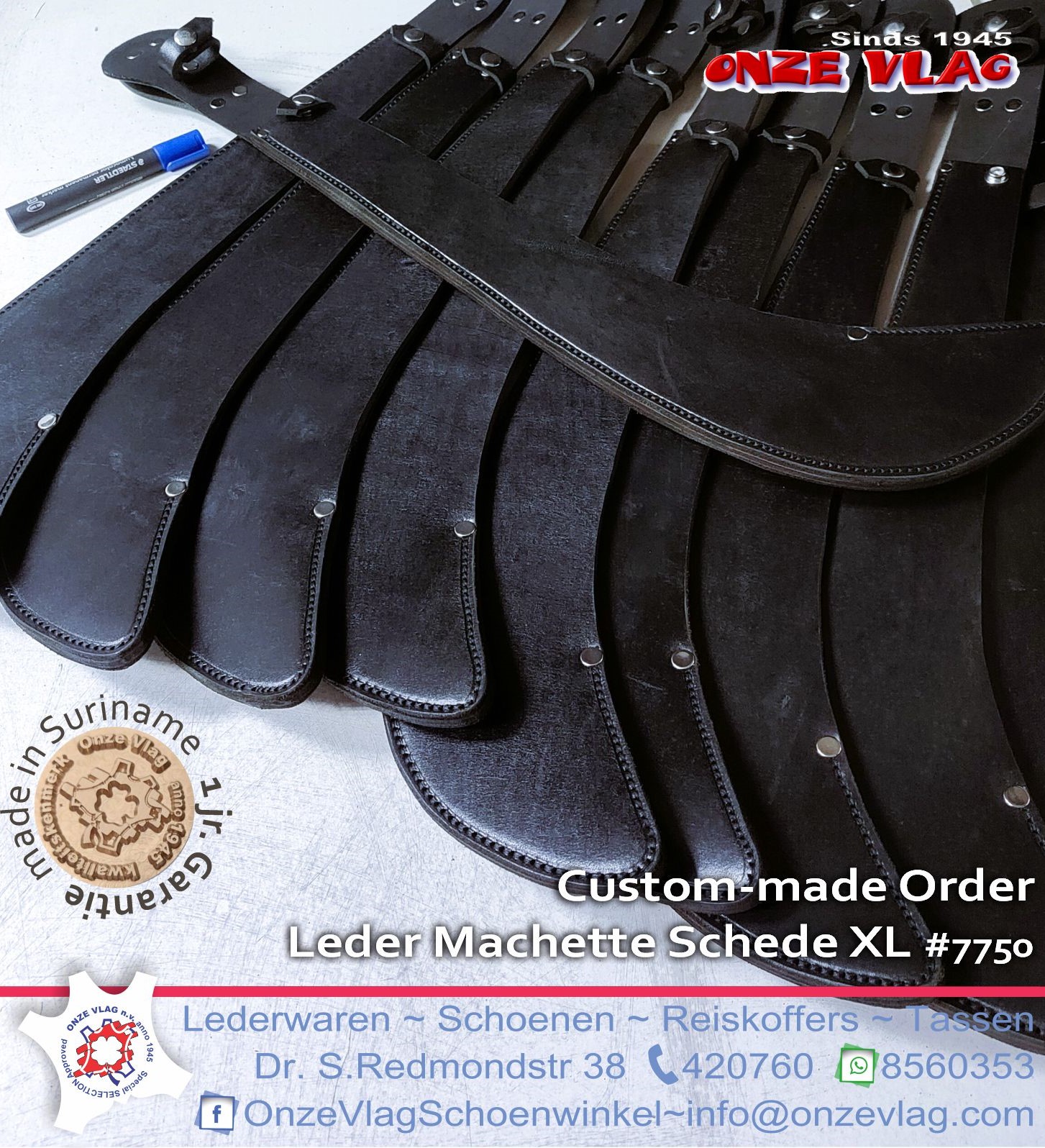 custom made machette scheden