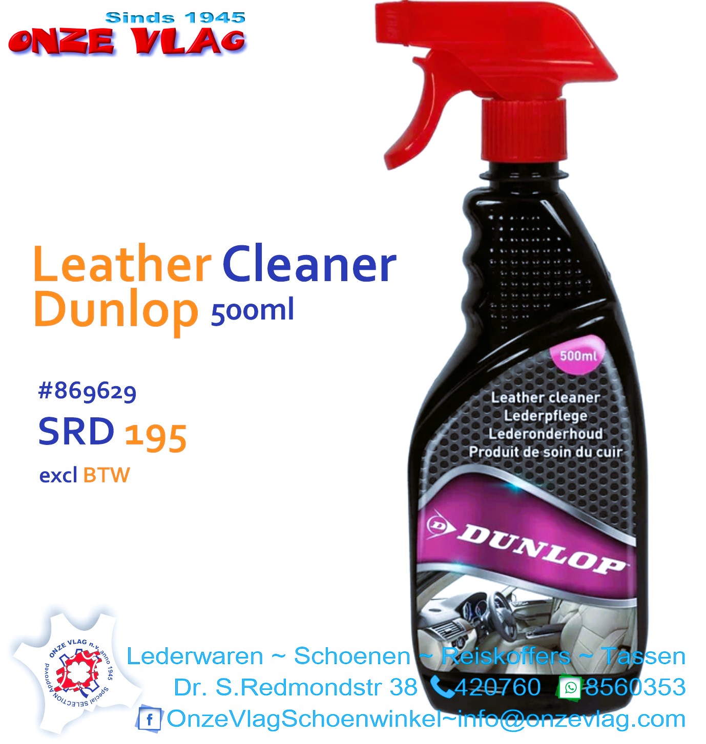 dunlop leather cleaner
