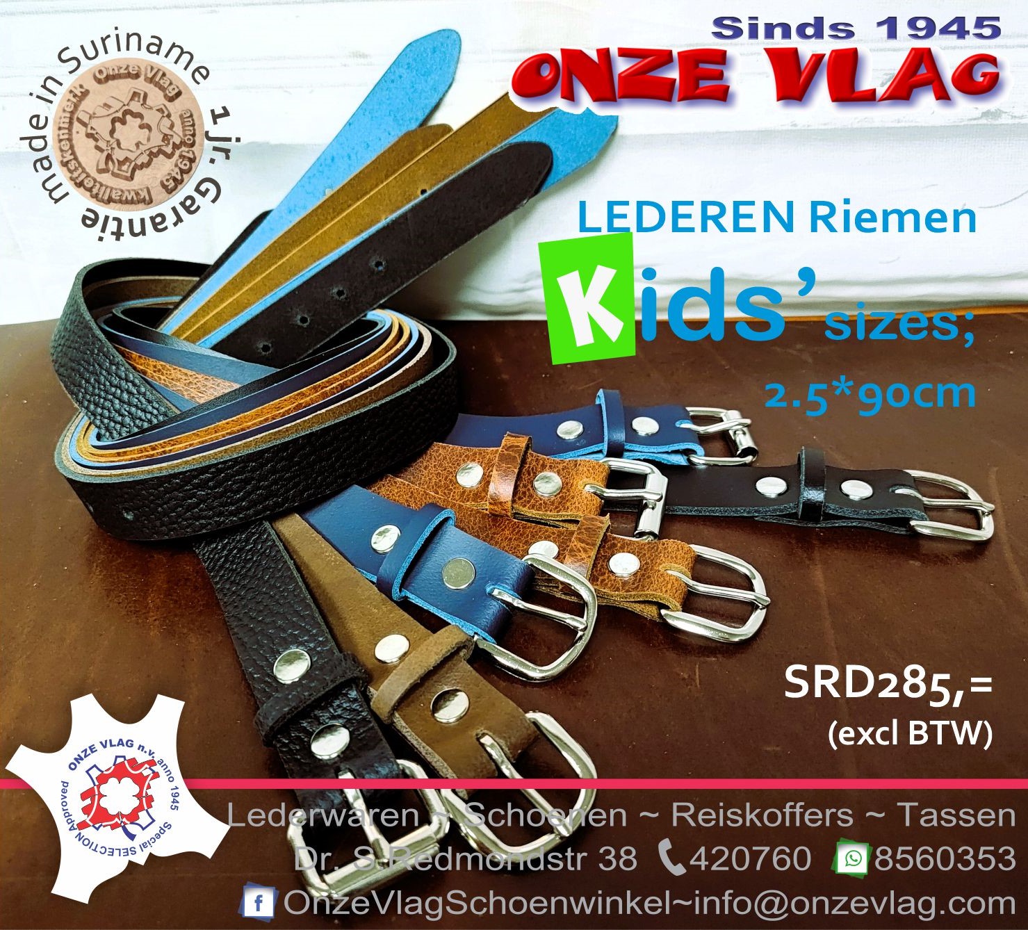 kids lederen riemen 2