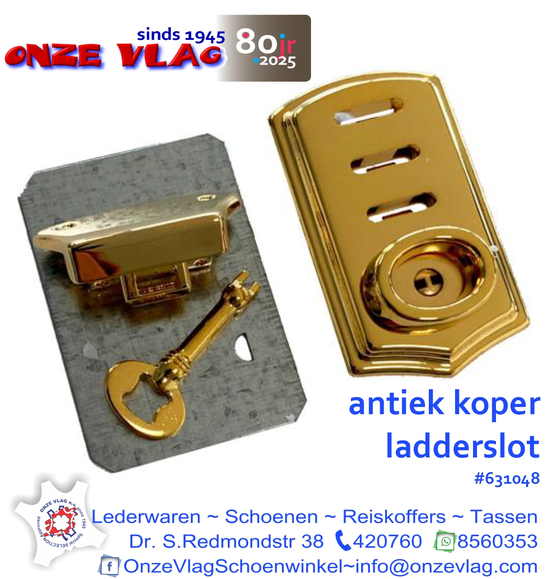 ladderslot koper 631048