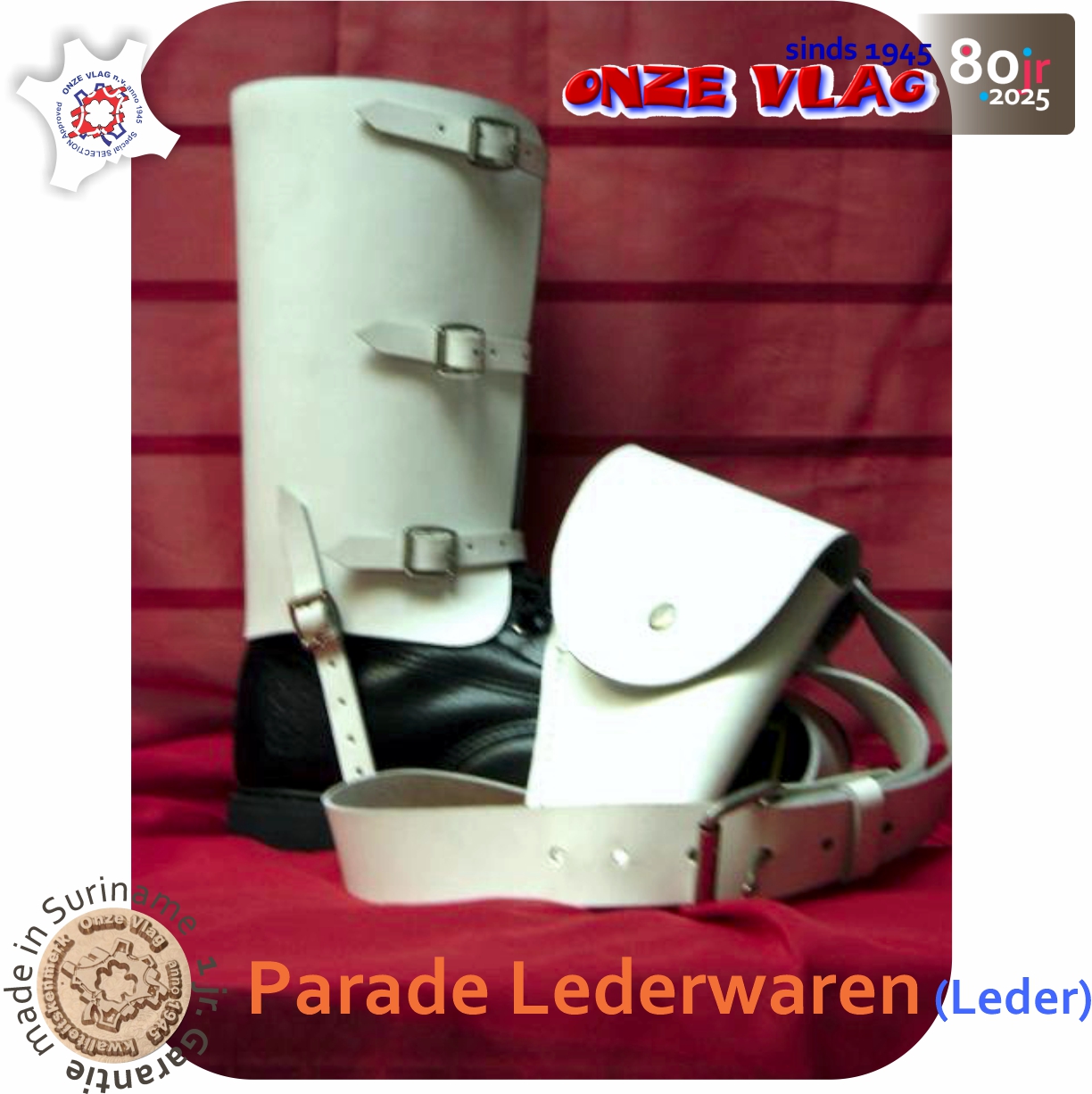 parade lederw poete riem holster