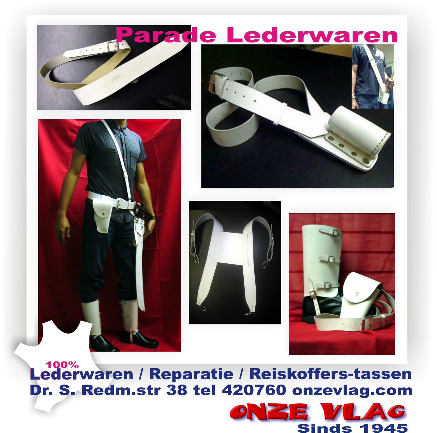 parade lederwaren collage.