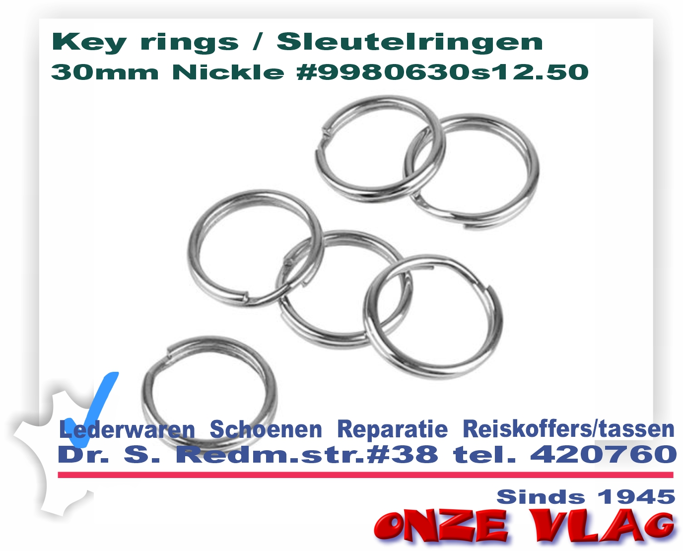 sleutelring30mm