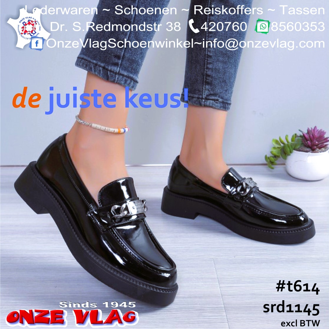 t614 ladies boat blck