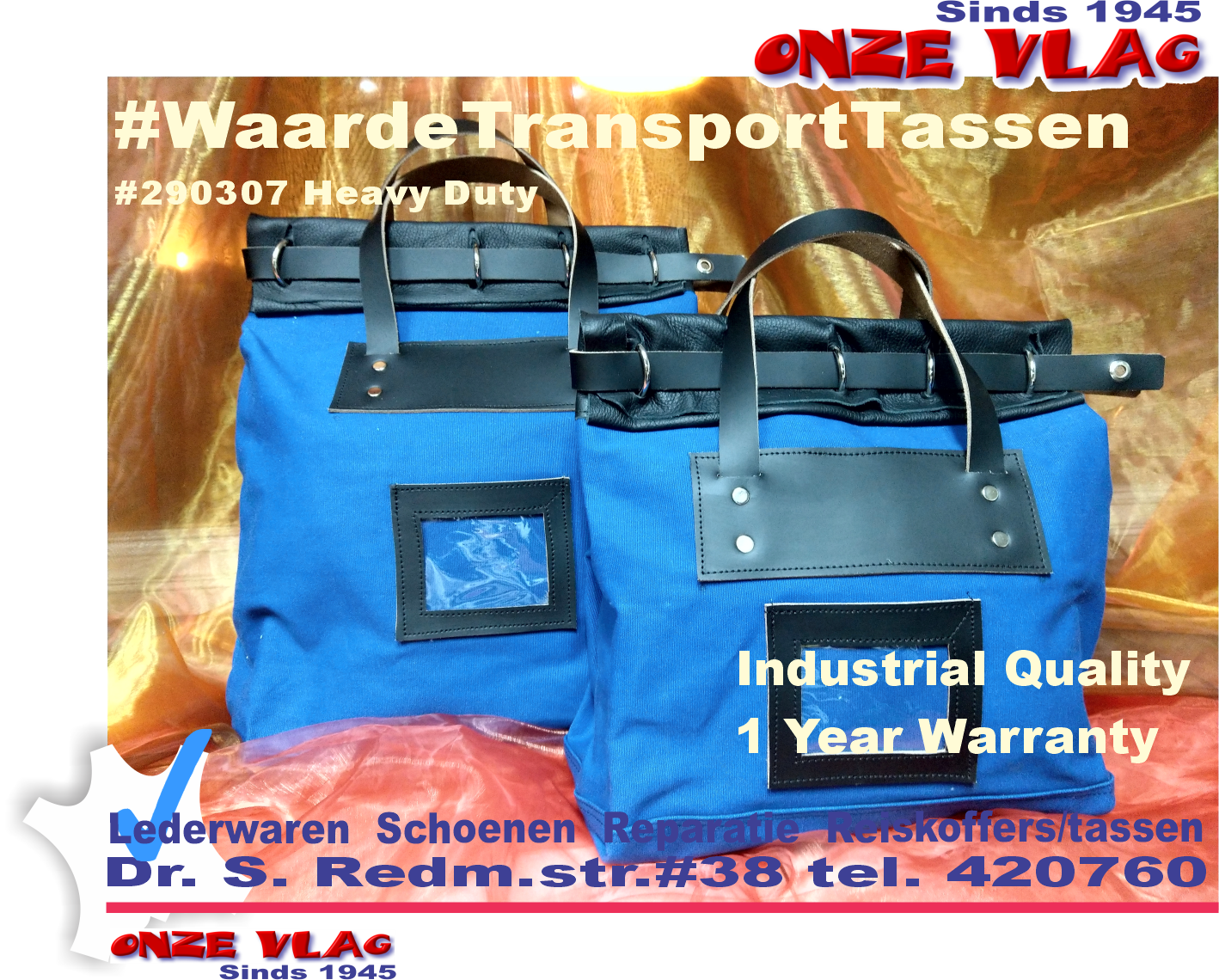 waardetassen royal blue large jul 2023
