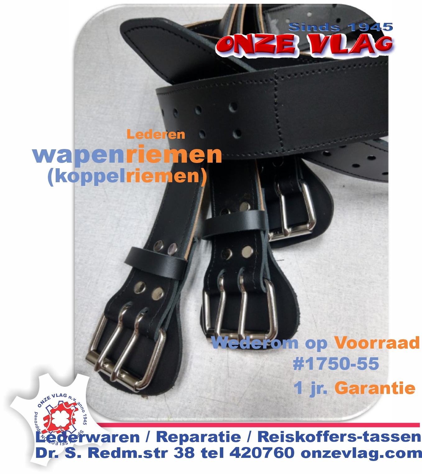 wapenriemen 175055 wederom p voorraad
