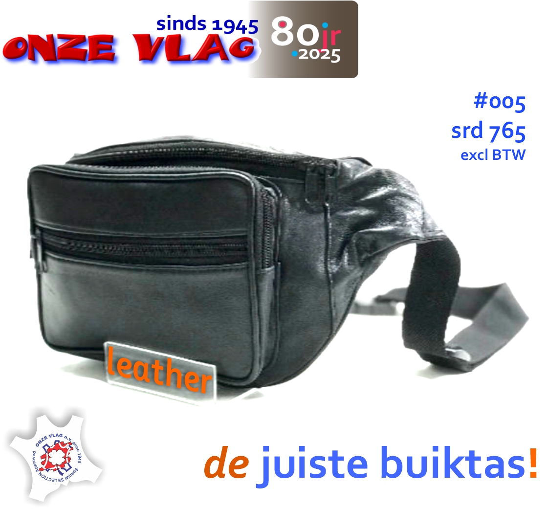 005 lederbuiktasje
