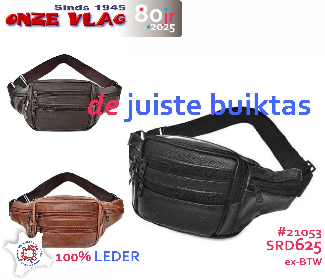 21053 leather waistbag