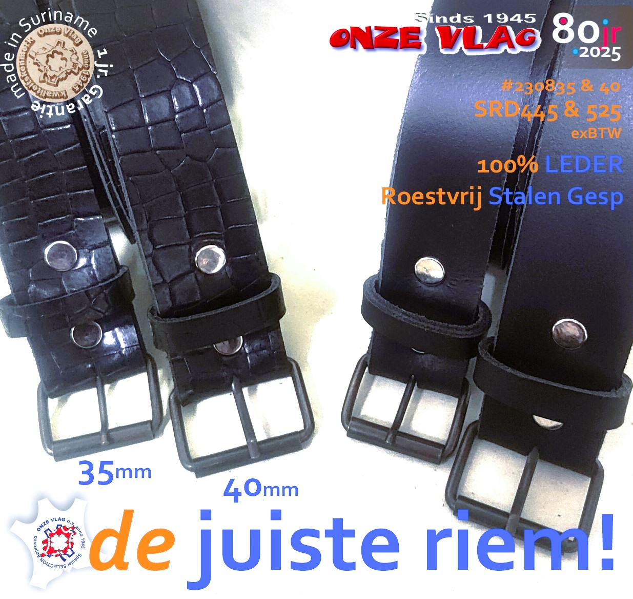 230835 en 40 new buckle new leather zwart