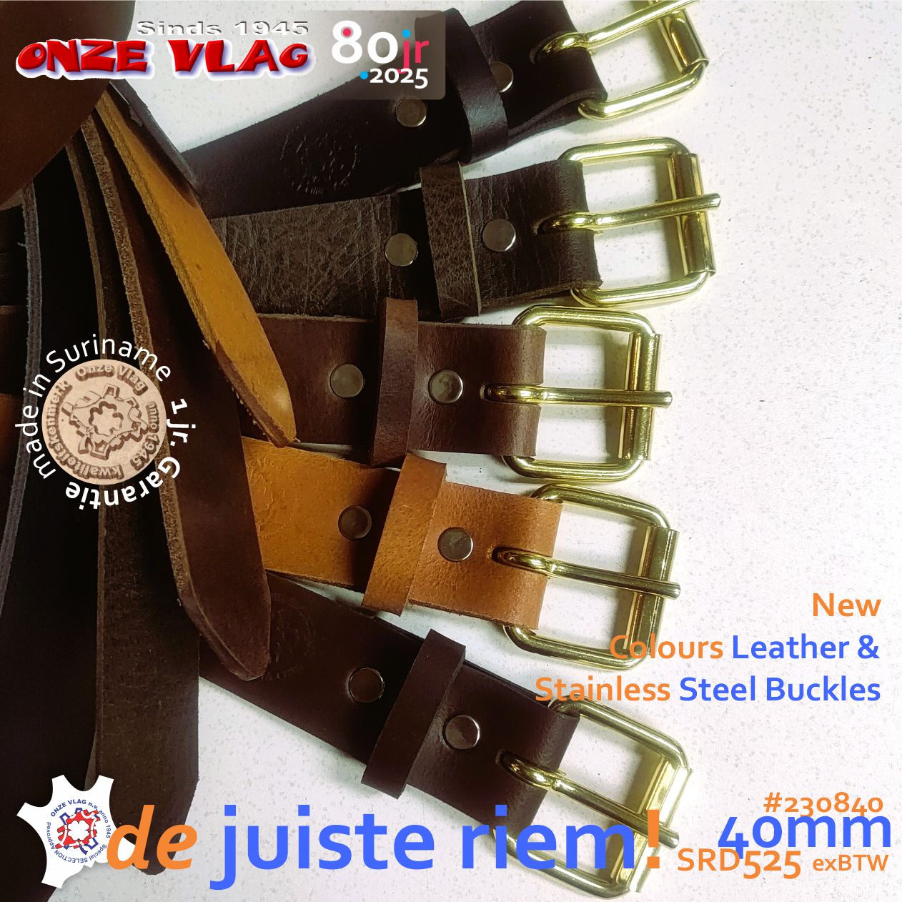230840 GOLD ROLLER new buckle