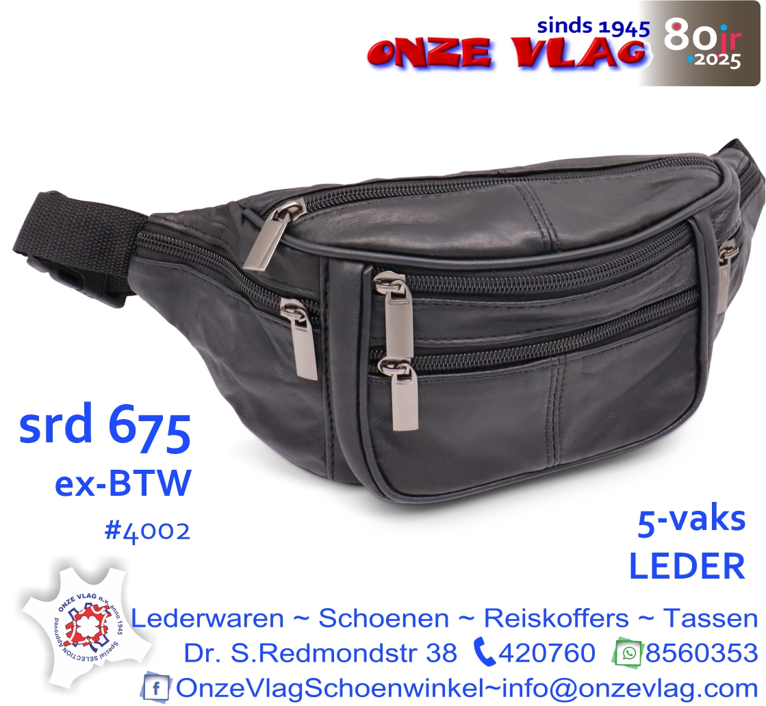 4002 5vaks leder buiktasje