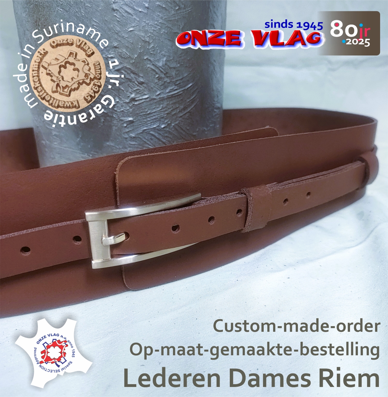 custom made dames ceintuur