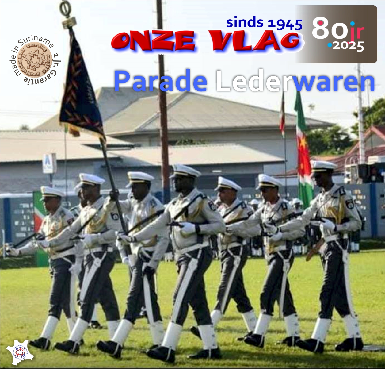parade lederwaren vaandelwacht kps