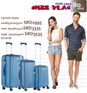 5021 carryon travelset+ model blue