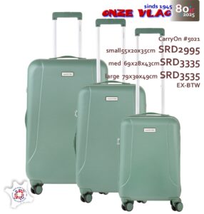 5021 carryon travelset oliv