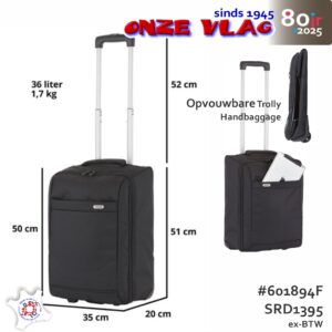 601894 TravelZ Handbagage 51cm
