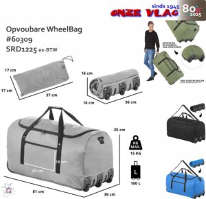 60309 TravelZ Opvouwbare Wieltas