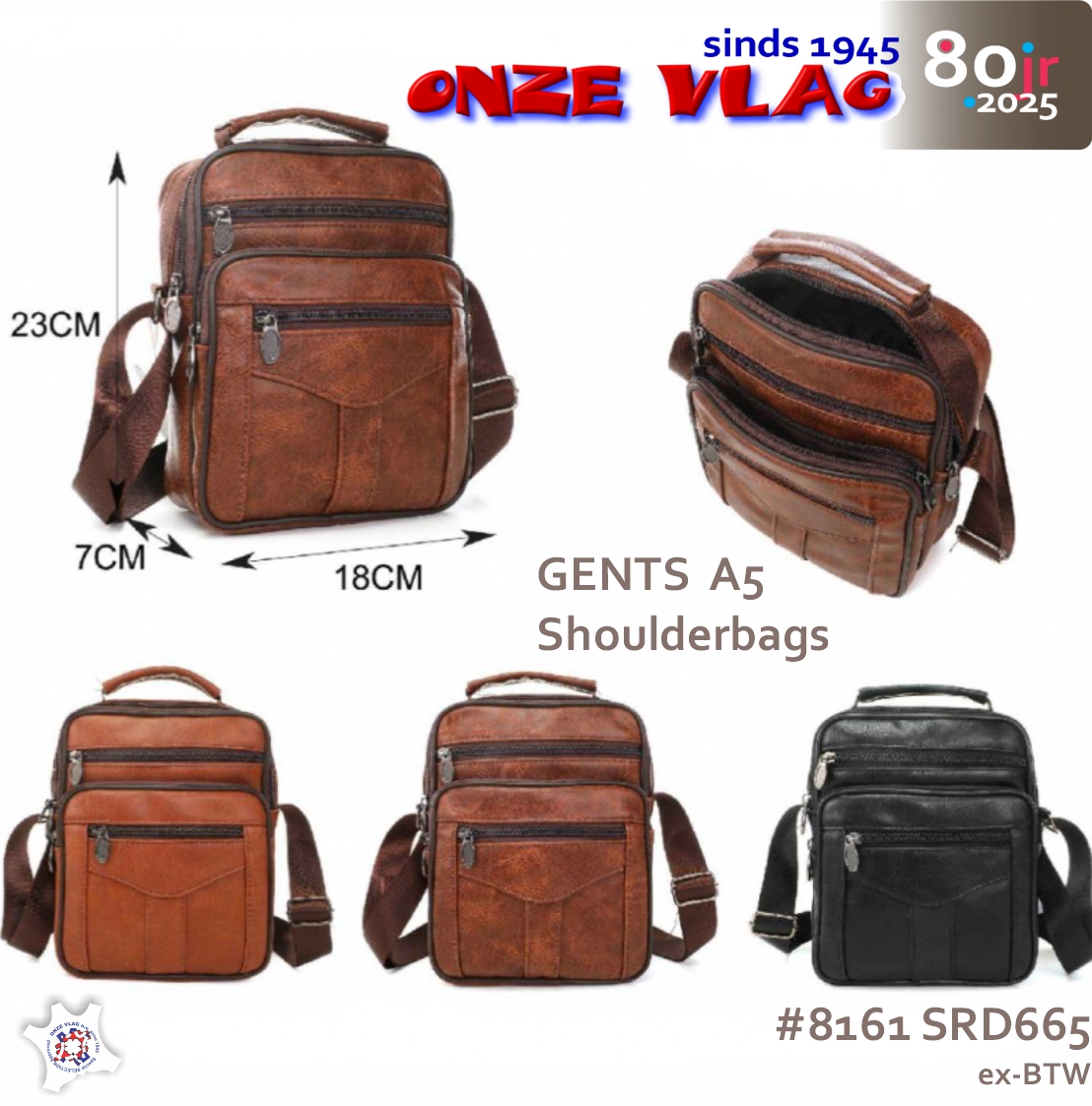 8161 gents shoudelrbags
