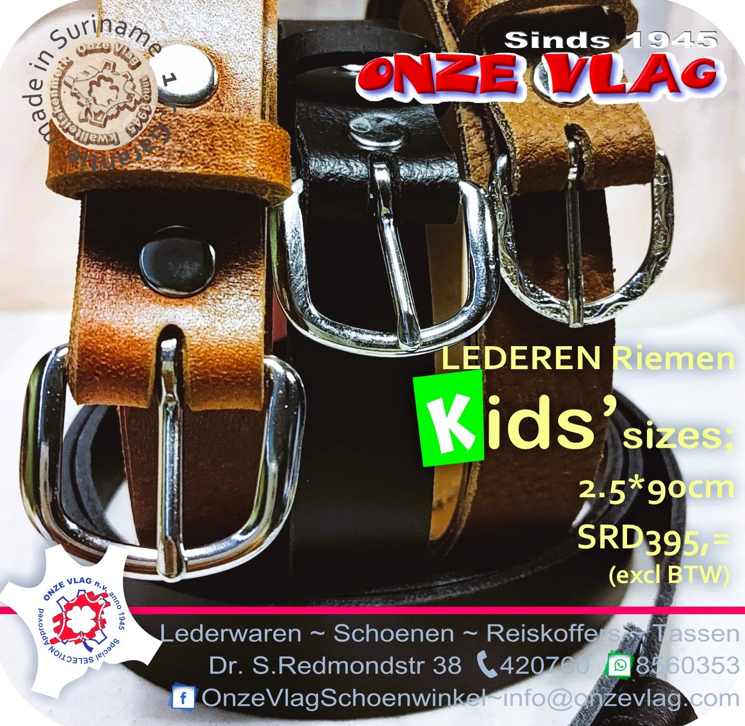 kids lederen riemen 2