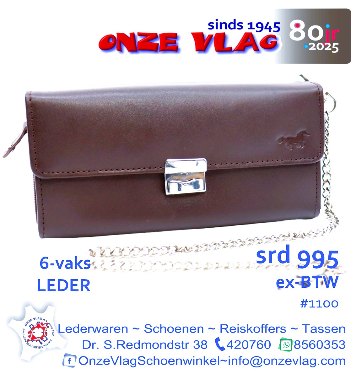 1100 6vaks leder wallet br