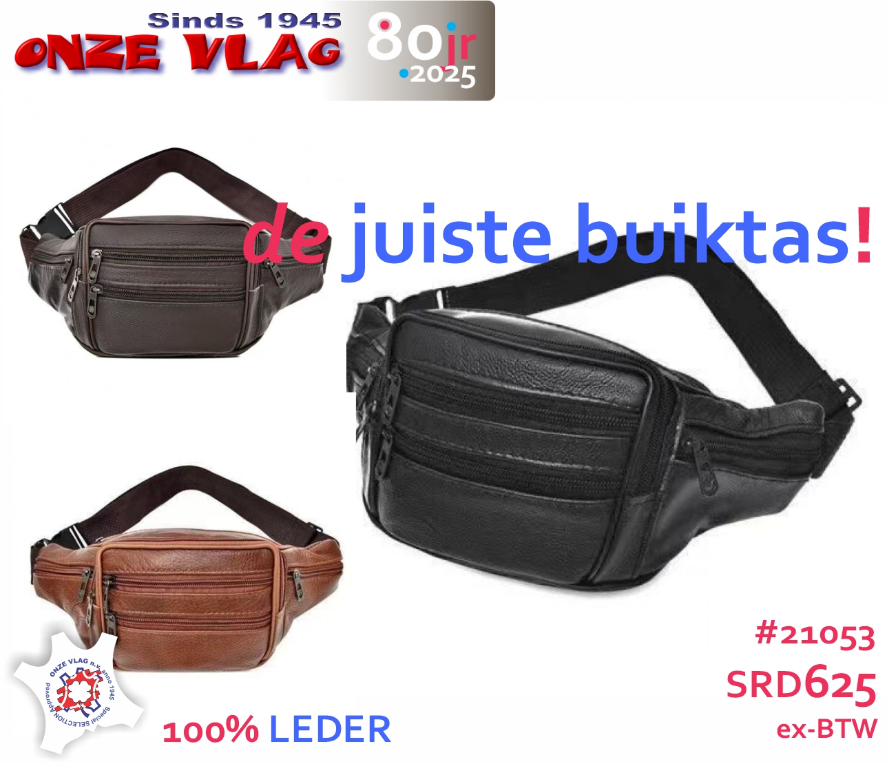 21053 leather waistbag