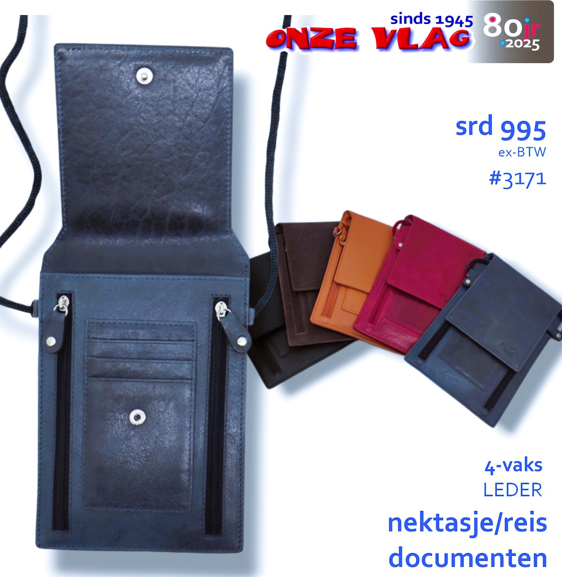 31715vaks leder nek reistasje