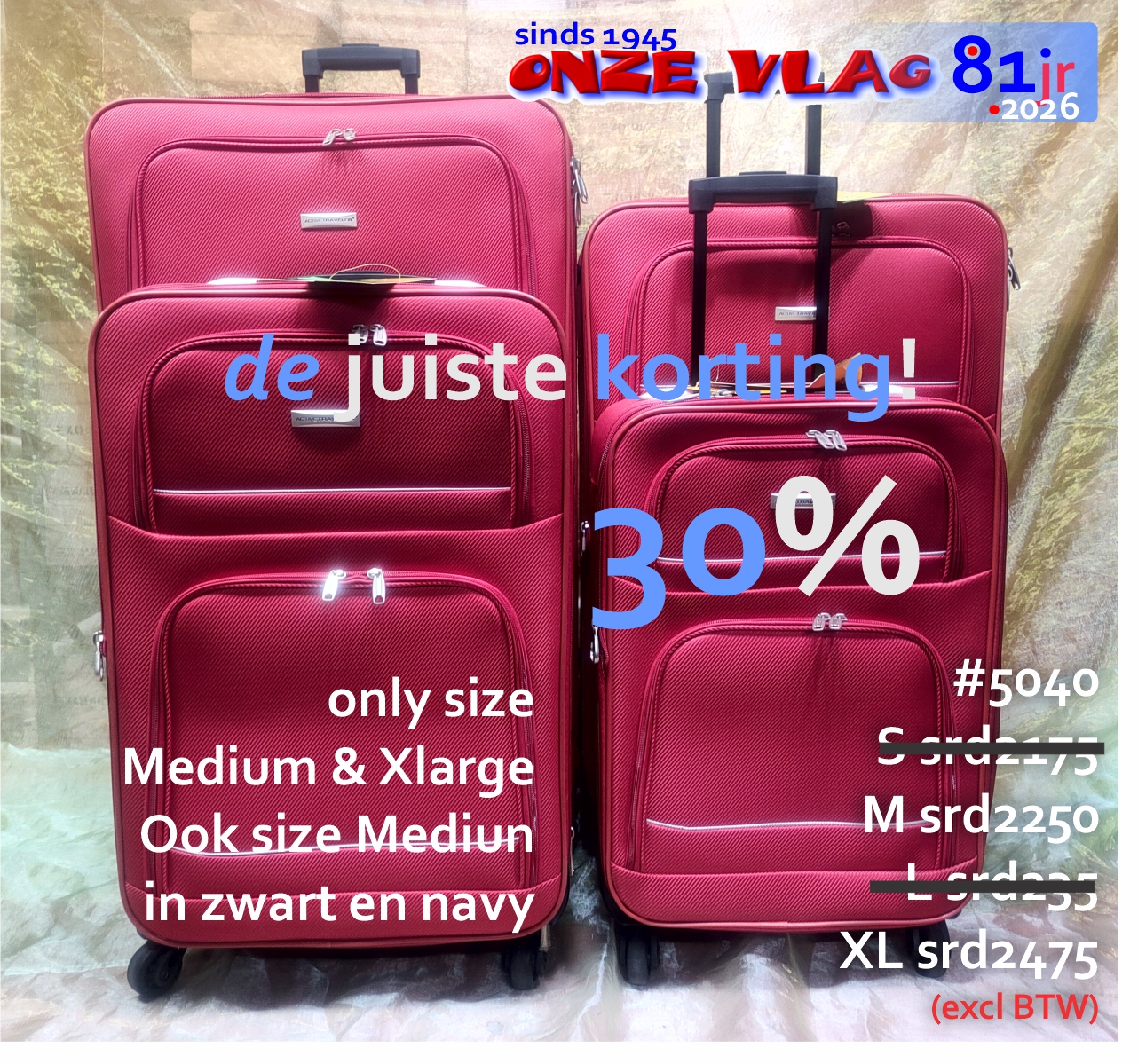 5040 luggage rood