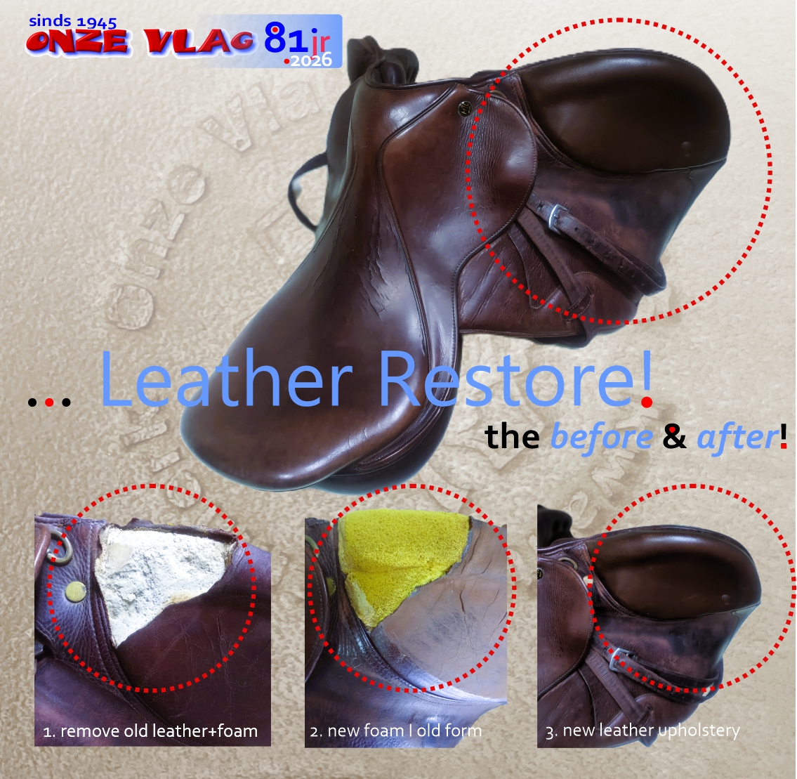 leather restore saddle