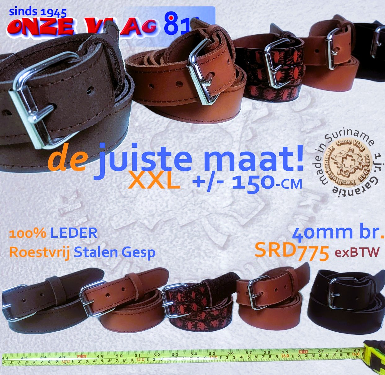 XXl riemen 140 - 160cm