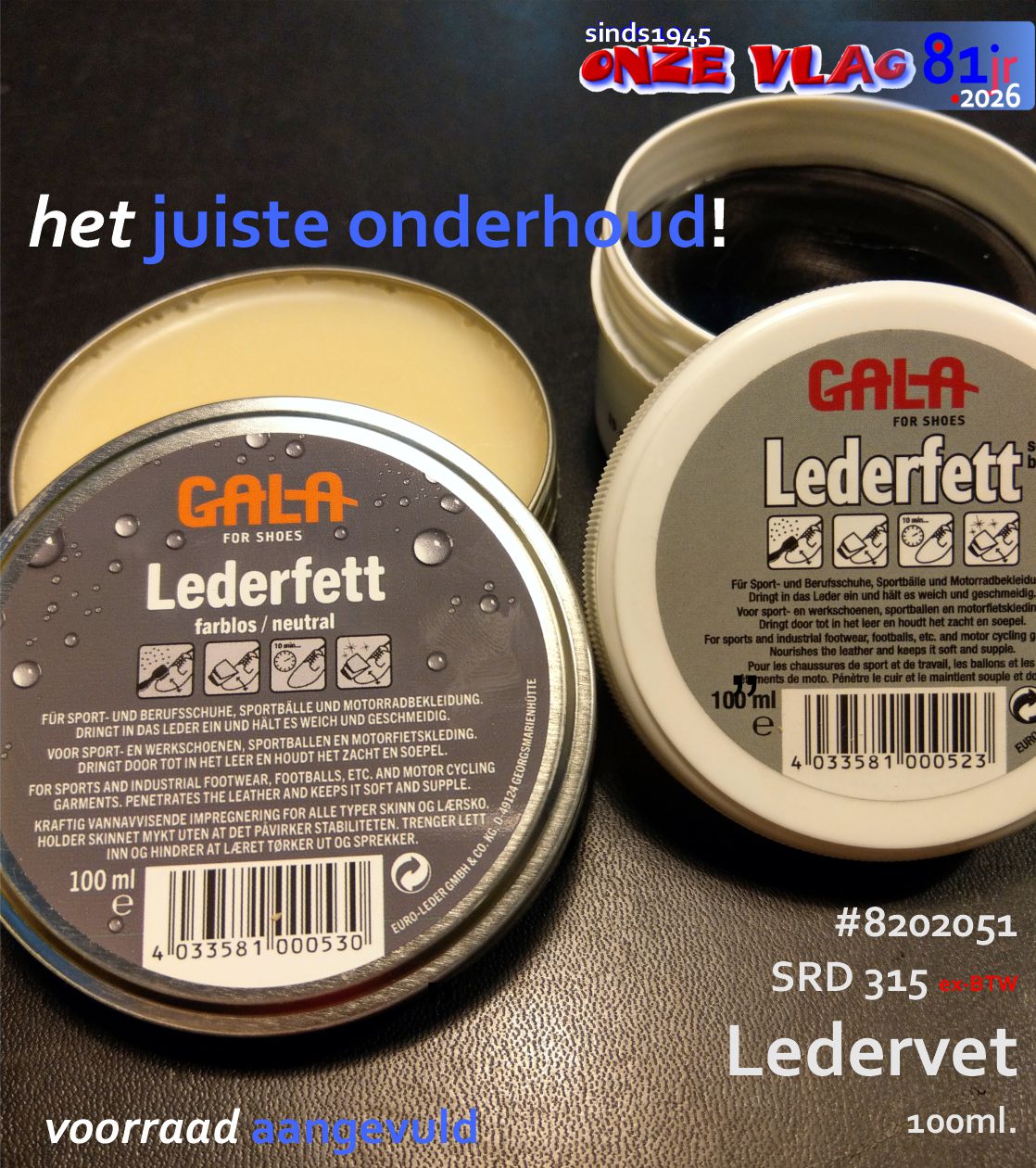 gala ledervet new