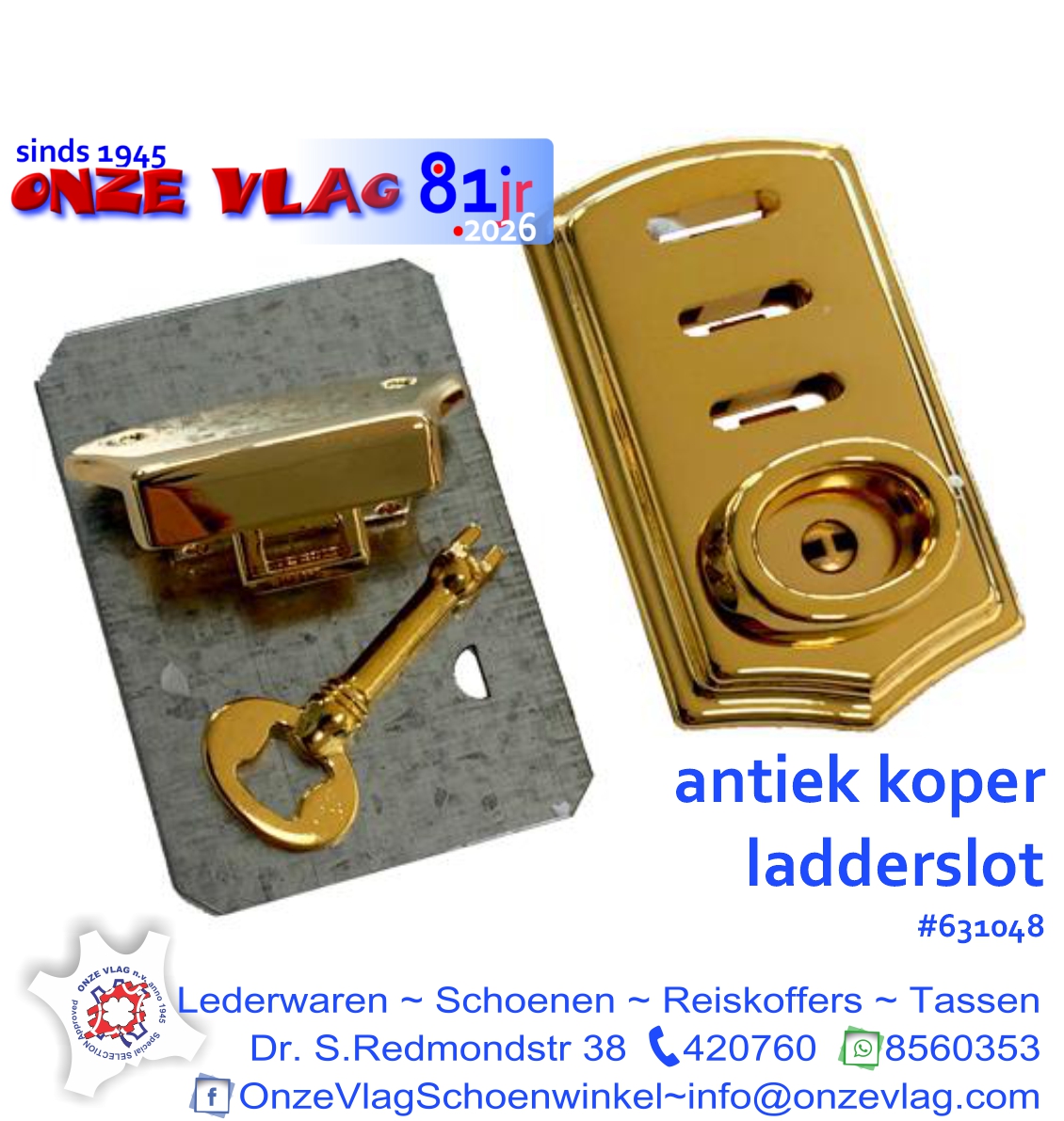 ladderslot koper 631048